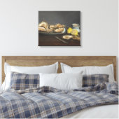 Austern (von Edouard Manet) Leinwanddruck (Insitu (Schlafzimmer))
