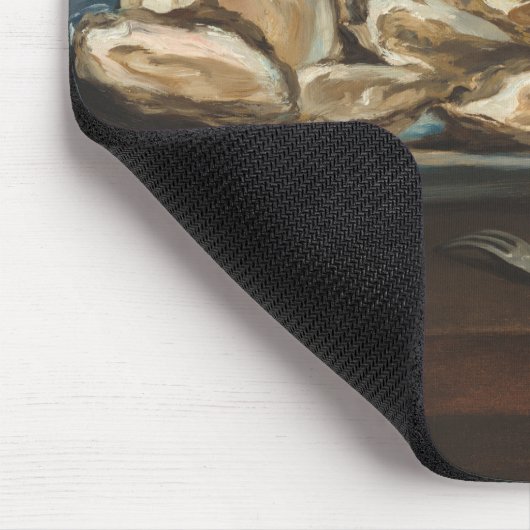 Austern (von Edouard Manet) Mousepad (Ecke)