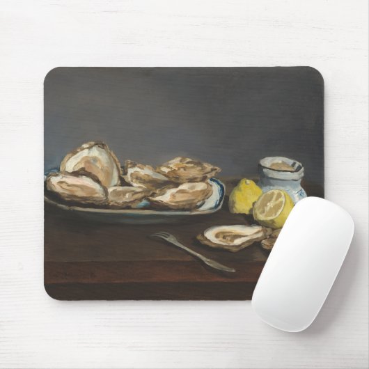 Austern (von Edouard Manet) Mousepad (Mit Mouse)