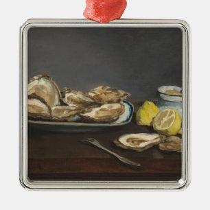 Austern (von Edouard Manet) Ornament Aus Metall