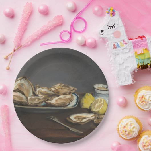 Austern (von Edouard Manet) Pappteller (Party)