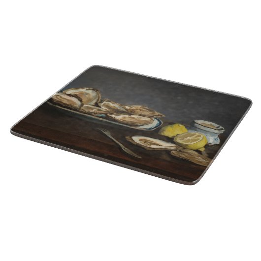 Austern (von Edouard Manet) Schneidebrett (Ecke)