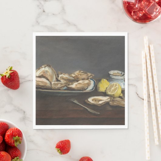 Austern (von Edouard Manet) Serviette (Beispiel)