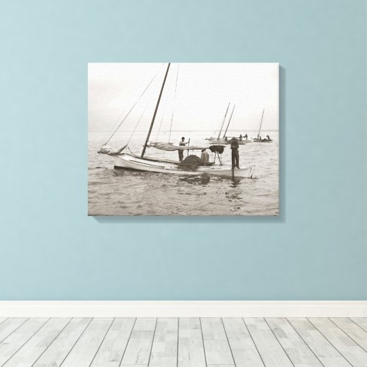 Austernboote, 1903 leinwanddruck (Insitu (Holzboden))