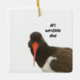 Austernfischer-Vogel-Ornament Keramikornament