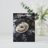 Austernkarte Postkarte (Stehend Vorderseite)