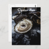 Austernkarte Postkarte (Vorne/Hinten)