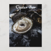 Austernkarte Postkarte (Vorderseite)