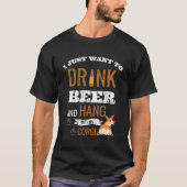 Austernliebhaber Austern und Bier Das ist der Grun T-Shirt (Vorderseite)