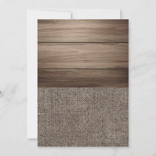 Austernröte Party Einladung (Rückseite)