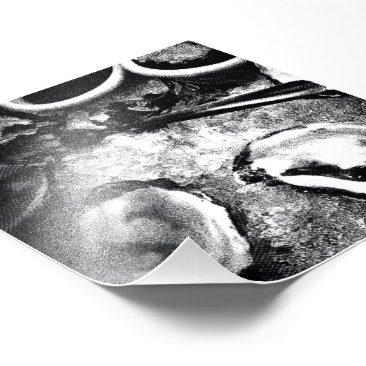 Austernsaison Fotodruck (Ecke)