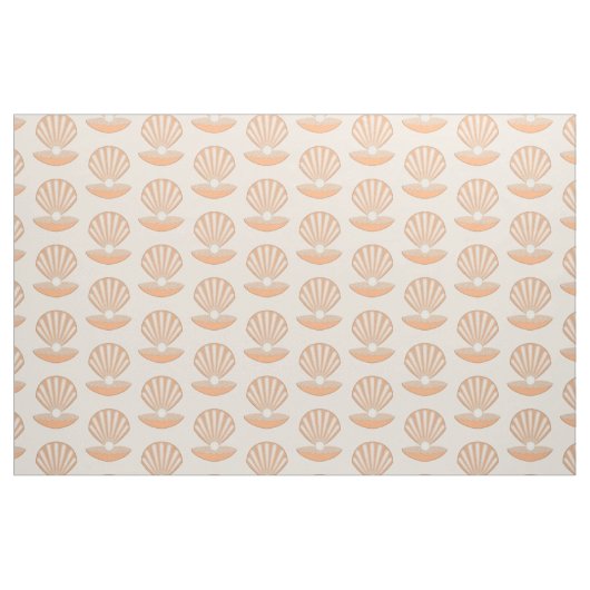Austernschale und Perle geschlechtsneutrales gemus Stoff (Fat Quarter (45,7 x 55,9 cm))