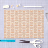 Austernschale und Perle geschlechtsneutrales Muste Seidenpapier (Handwerk)