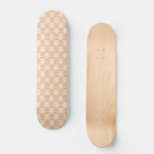 Austernschale und Perle geschlechtsneutrales Muste Skateboard (Vorderseite)