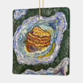Austernverzierung Keramikornament (Links)