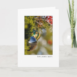 Austin 360 Loop Christmas Cedar Tree Feiertagskarte