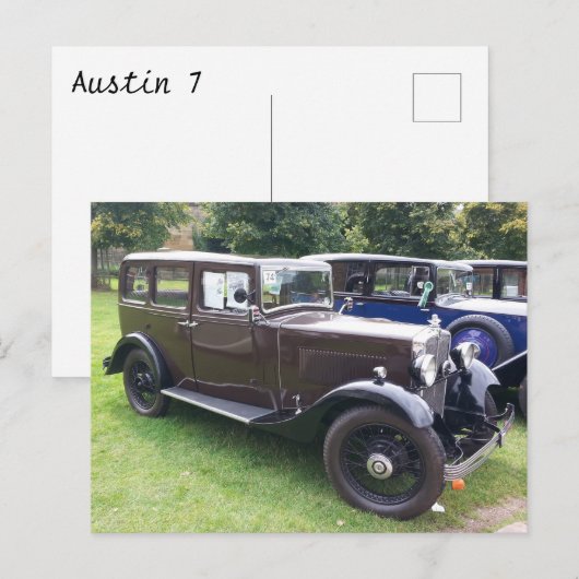 Austin 7 postkarte (Vorne/Hinten)
