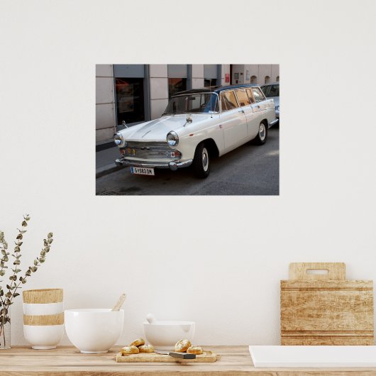 Austin A55 Cambridge Poster (Küche)
