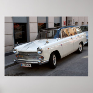 Austin A55 Cambridge Poster