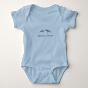 Austin Armadillos Baby Bodysuit Strampler
