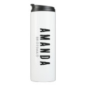 Austin Bachelorette Boots Boots Booze Besties Cust Thermosbecher (Nach rechts gedreht)