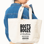 Austin Bachelorette Boots Boots Booze Besties Cust Tragetasche<br><div class="desc">Die Austin Junggeselinnen-Abschied Boots Booze and Besties Tote Bag ist das ideale Geschenk für jede Braut. Diese Tasche hält alles Wesentliche für einen lustigen Junggeselinnen-Abschied - von Schnaps über Snacks bis hin zu Gastgeschenken! Außerdem ist es die perfekte Größe, um alles zu tragen, was Sie für Ihren Urlaub brauchen. Lass...</div>