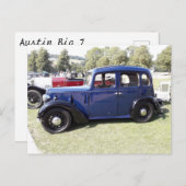 Austin Big 7 Postkarte (Vorne/Hinten)