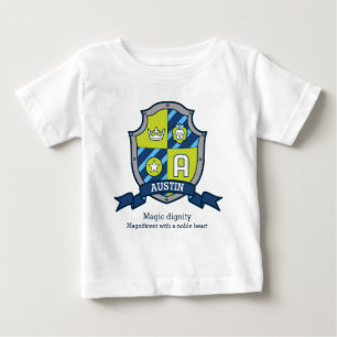 Austin Boys Ein Name & Bedeutung Ritter Schild Baby T-shirt