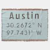 Austin Breite und Länge Decke (Vorderseite)