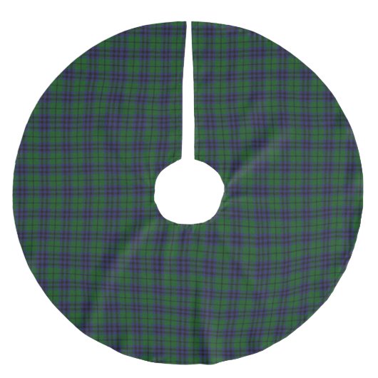 Austin Christmas Tree Skirt Polyester Weihnachtsbaumdecke (Vorderseite)
