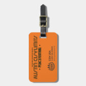 Austin CISV Limits Gepäckmarke Gepäckanhänger (Vorderseite vertikal)