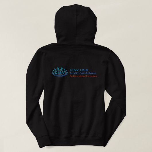 Austin CISV Limits Women's Hoodie (Design Rückseite)