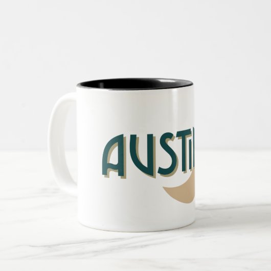 Austin City Bat Tasse (Vorderseite Links)