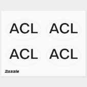 Austin City Limits Euro Ovaler Aufkleber (Blatt)