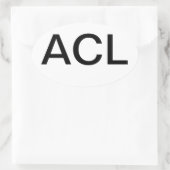 Austin City Limits Euro Ovaler Aufkleber (Tasche)