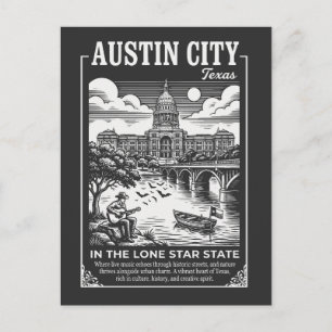 Austin City Texas im Lone Star Staat Postkarte