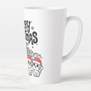 Austin City Texas Merry Christmas Cats USA Milchtasse