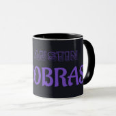Austin Cobras Schwarze Tasse (VorderseiteRechts)