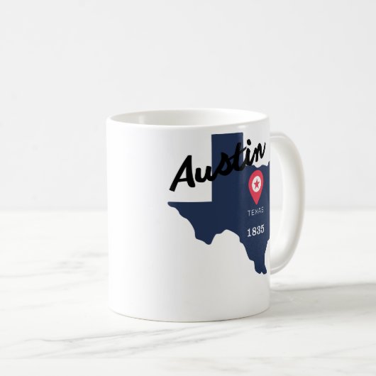 Austin coffee Mug Kaffeetasse (VorderseiteRechts)