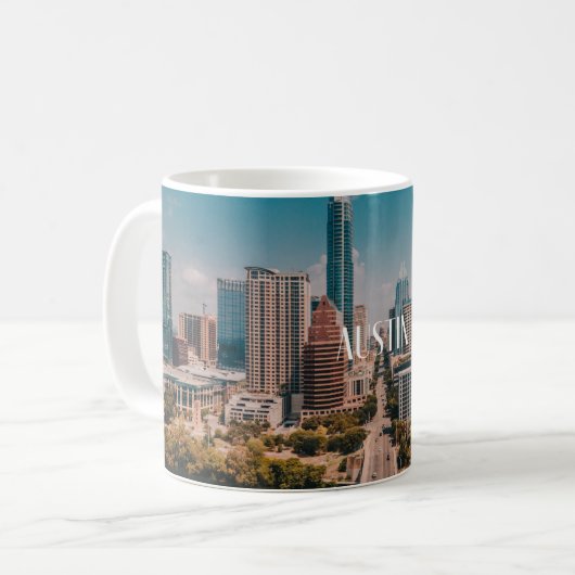 Austin Congress Avenue Tasse (Vorderseite Links)