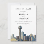 AUSTIN Dallas Save the Date Template Einladung (Vorderseite)