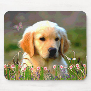 Austin das goldene Labrador Mousepad