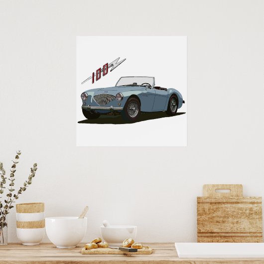 Austin Healey 100 Poster (Küche)