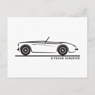 Austin Healey 100 Postkarte