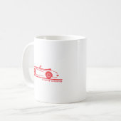 Austin Healey 3000 MK II Kaffeetasse (Vorderseite Links)