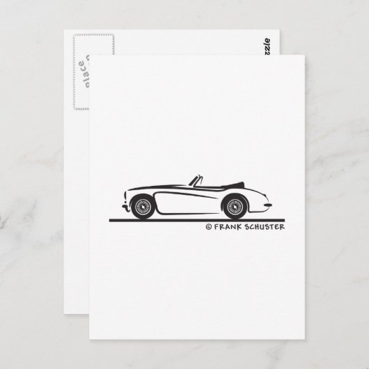 Austin Healey 3000 MK II Postkarte (Vorne/Hinten)