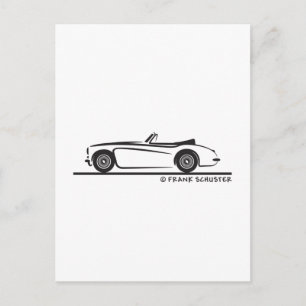 Austin Healey 3000 MK II Postkarte