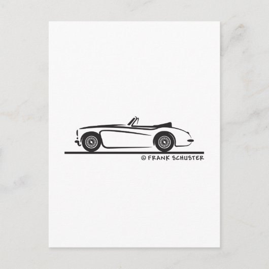Austin Healey 3000 MK II Postkarte (Vorderseite)