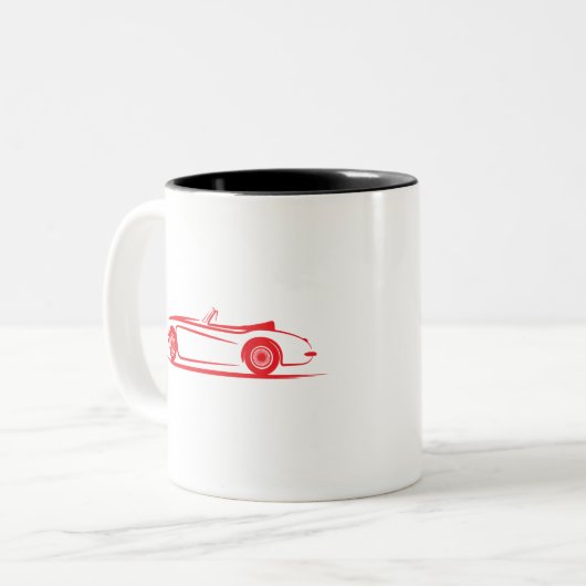 Austin Healey 3000 MK II Zweifarbige Tasse (Vorderseite Links)