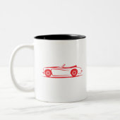 Austin Healey 3000 MK II Zweifarbige Tasse (Links)